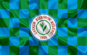 HD-wallpaper-caykur-rizespor-logo-creative-art-green-blue-checkered-flag-turkish-football-club-emblem-silk-texture-rize-turkey